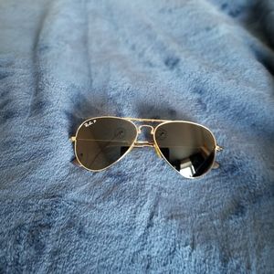 Ray Ban limited edition aviator foldable sunglasses.